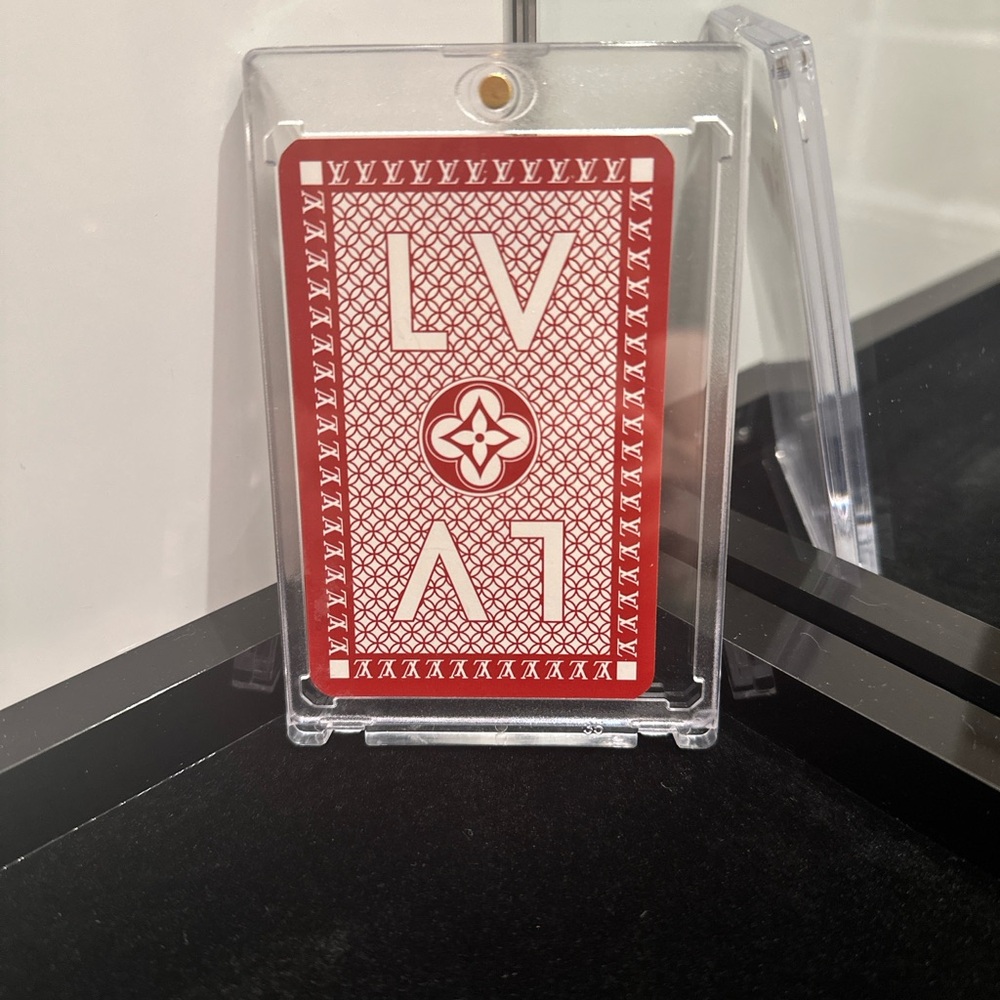 Louis Vuitton Single Collector Playing Card